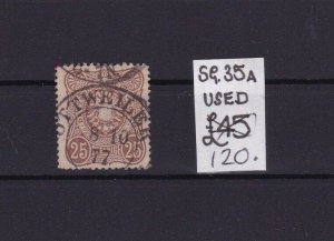 GERMAN EMPIRE EARLY USED STAMP SG 35a CAT £120 REF R 2889