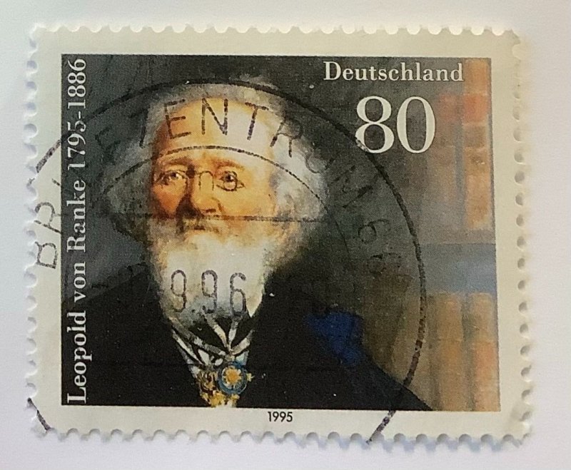 Germany 1995 Scott 1909 used - 80 pf,   Leopold von Ranke, Historian