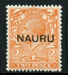 NAURU SCOTT#1/12  MINT  HINGED --SCOTT VALUE $118.75 