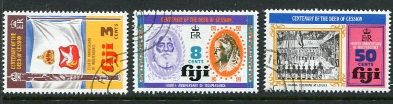 Fiji #354-6 Used