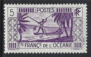 French Polynesia 84 MOG W653-3