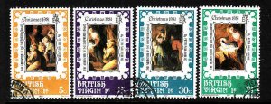 Virgin Is.-SC#417-20-used set-1981-Christmas-Virgin & Child-