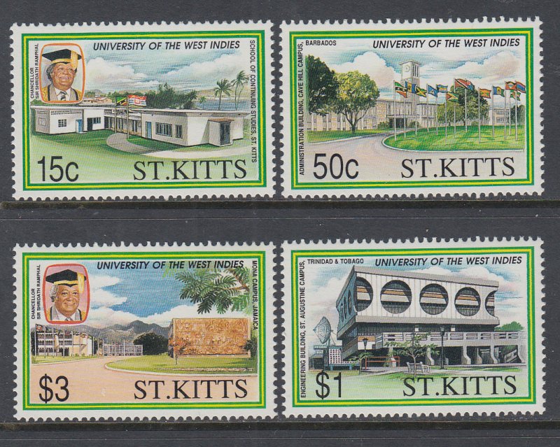 St Kitts 324-327 MNH VF