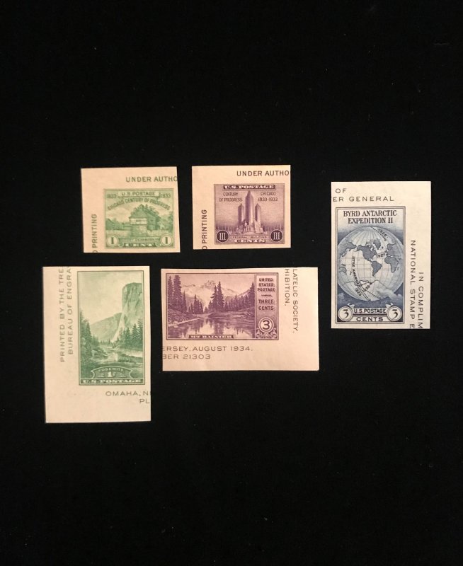 730a to 751a, MNH, Premium Corner Single Set of 5