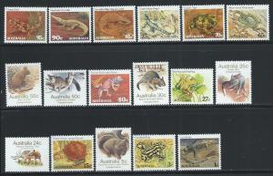 AUSTRALIA SC# 784-800 F-VF MNH 1981-3