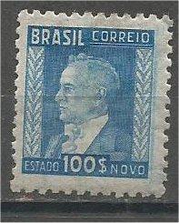 BRAZIL, 1942, MNH 100000r, Vargas Scott 529 (creased)