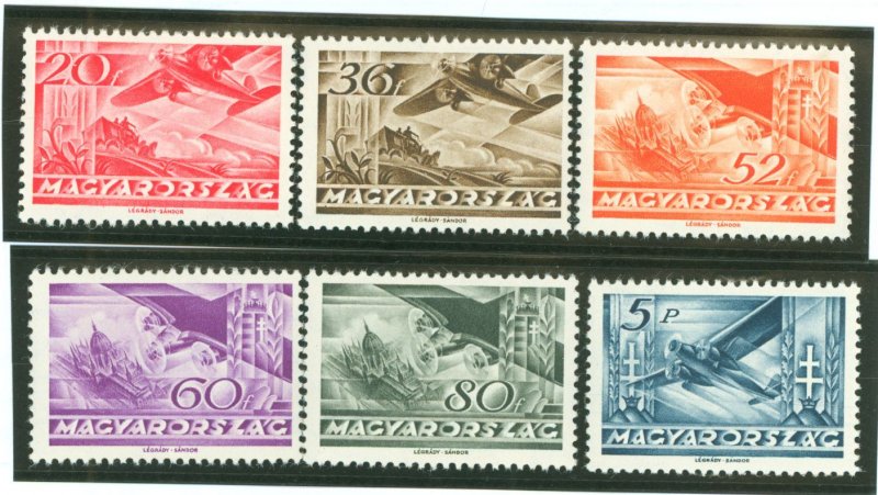 Hungary #C36-C37/C39-C41/C44 Mint (NH) Single