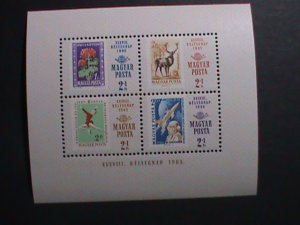 ​HUNGARY-1965 STAMP DAY MNH S/S-VERY FINE WE SHIP TO WORLD WIDE-WE COMBINED