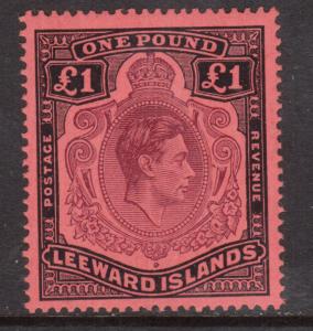 Leeward Islands #115b Very Fine Never Hinged