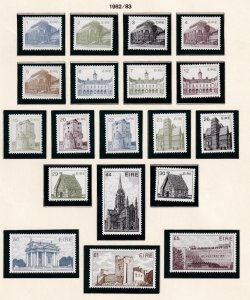 IRELAND SCOTT # 537-556 VF-MNH MISSING 544 VARIOUS BUILDING'S AT FACE VALUE