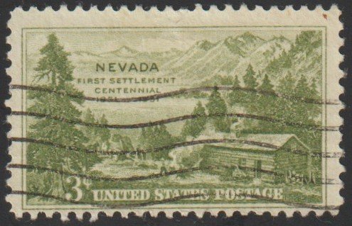 SC# 999 - (3c) - Nevada Settlement Centenary, Used Single