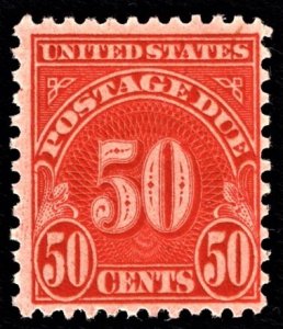 US J86 MNH VF 50 Cent Postage Due Perforated 11 X 10-1/2