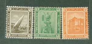 Egypt #50-52 Unused