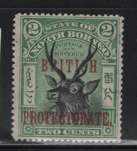 NORTH BORNEO  106  MINT HINGED,  REMNANTS