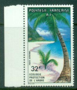 French Polynesia 1977 Airmail - Protection of Trees MUH
