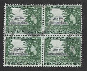 KENYA, UGANDA, & TANZANIA SC# 114 F-VF U 1954 Blk-4