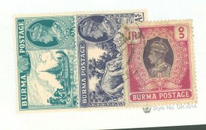 Burma (Myanmar) #57-8/62 Unused