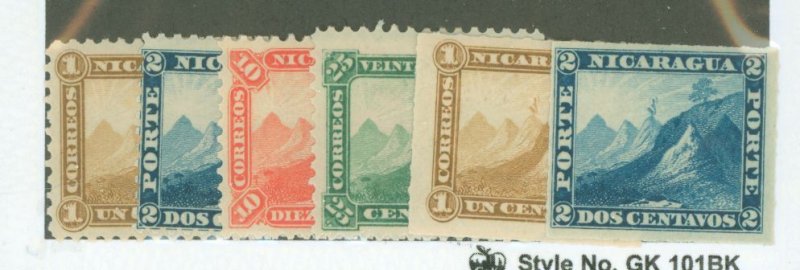 Nicaragua #3-4/6-9 Unused
