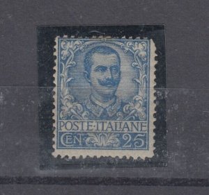 Italy 1901 25c Blue SG67 Fine Mint Cat £170 JK4372