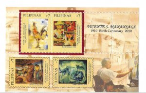 Philippines 2010 Vicente S. Manansala Painter S/S MNH C15