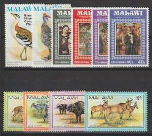 MALAWI 1976/81 'COMMEMORATIVE SETS' MNH