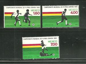 Mexico 1278-80 MNH World Cup 1980 scv 3.00