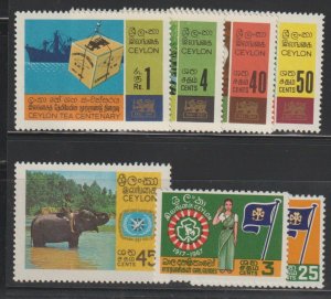 Ceylon SC 405-411 MNH