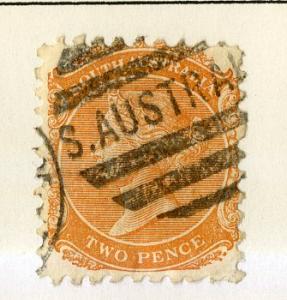 SOUTH AUSTRALIA 65 USED (SHADES OF ORANGE) BIN $0.50 ROYALTY