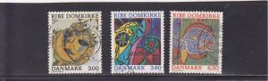Denmark  Scott#  834-6  Used