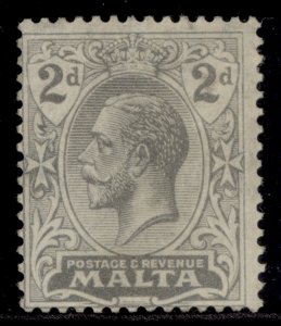 MALTA GV SG100, 2d grey, M MINT. Cat £12.