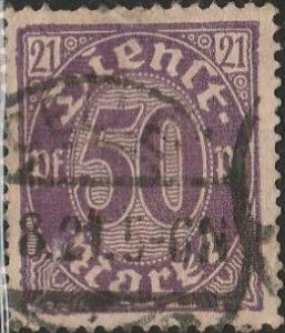 Germany, #O8 Used From 1920-21