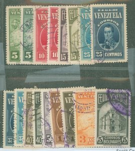 Venezuela #325/342  Multiple (Cat)