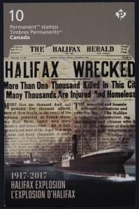 Canada New Issue Booklet MNH Halifax Explosion, Ships