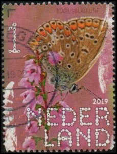 Netherlands 1592g - Used - (87c) Common Blue Butterfly (2019) (cv $2.15)