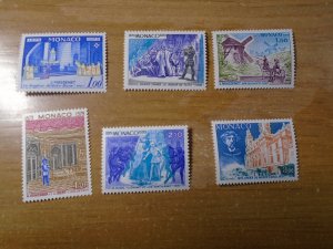 Monaco  #  1167-72  MNH