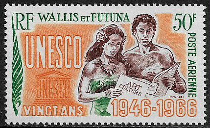 Wallis & Futuna #C26 MNH Stamp - UNESCO