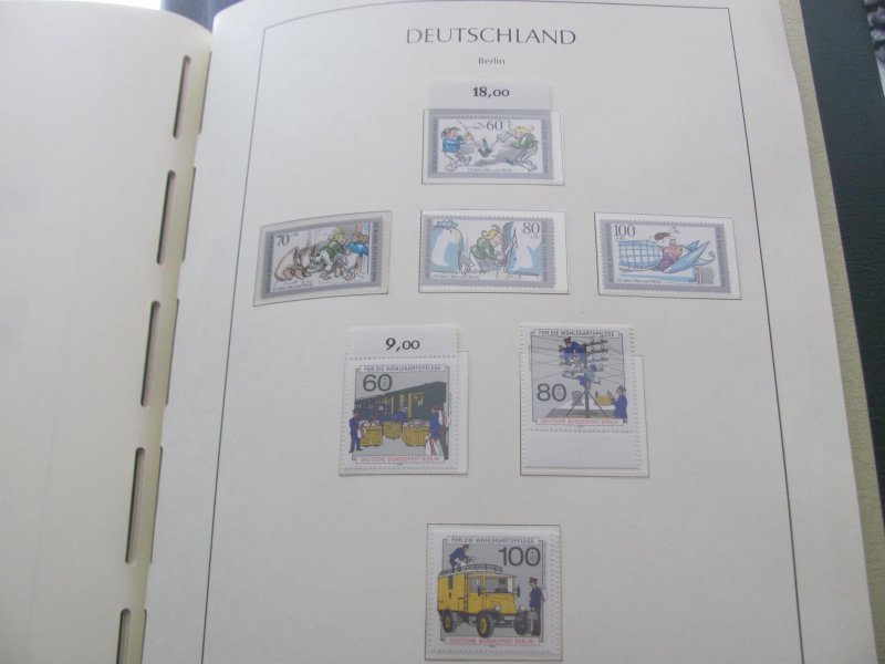 GERMANY BERLIN LIGHTHOUSE  ALBUM   1949-1990 MNH SOME BIG SETS SIGNED XF  (194)