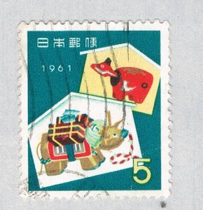 Japan 709 Used Gold Calf 1960 (BP66417)