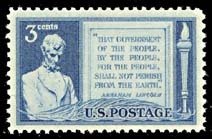 978 Gettysburg Address F-VF MNH single