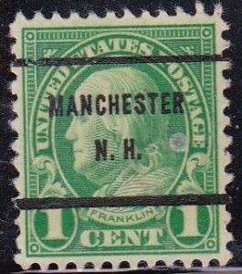 Precancel - Manchester, NH PSS 632-61 - Bureau Issue