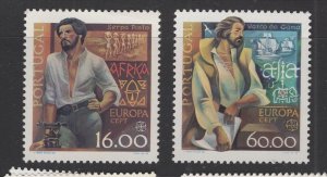 Portugal #1460-61 (1980 Europa set) VFMNH  CV $2.70