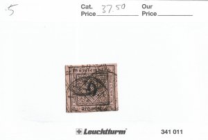 Germany: Wurttemberg Sc # 5 used (57486)