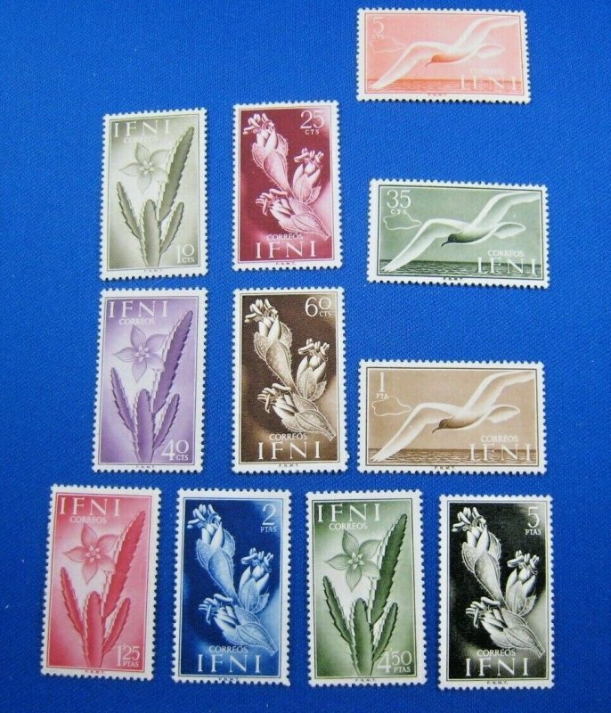 IFNI 1954  -  SCOTT # 61-71      MH      COMPLETE SET