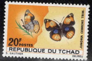 Chad TCHAD Scot 141 MH* Butterfly stamp