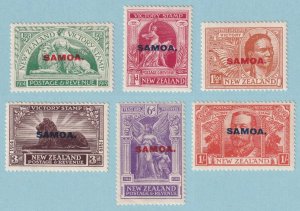 SAMOA 136 - 141  MINT HINGED OG * SET - NO FAULTS VERY FINE! - R462