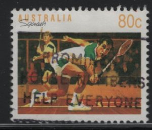 Australia 1991 used Sc 1122 80c Squash
