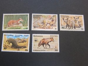 Botswana 1977 Sc 182-86 set MNH