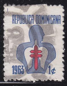 Dominican Republic RA34 Postal Tax Stamp 1963