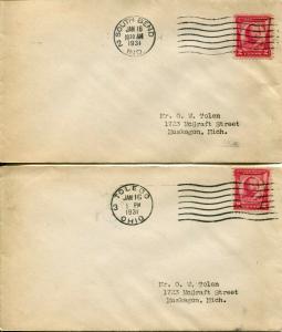 USA #690 Pulaski FDC First Day Issue Cover Postage Cancellation Collection 1931