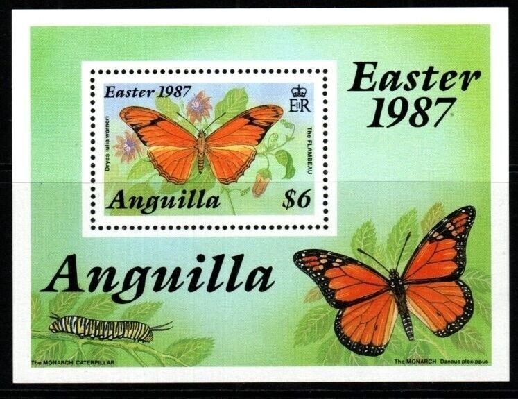 ANGUILLA SGMS749 1987 EASTER MNH
